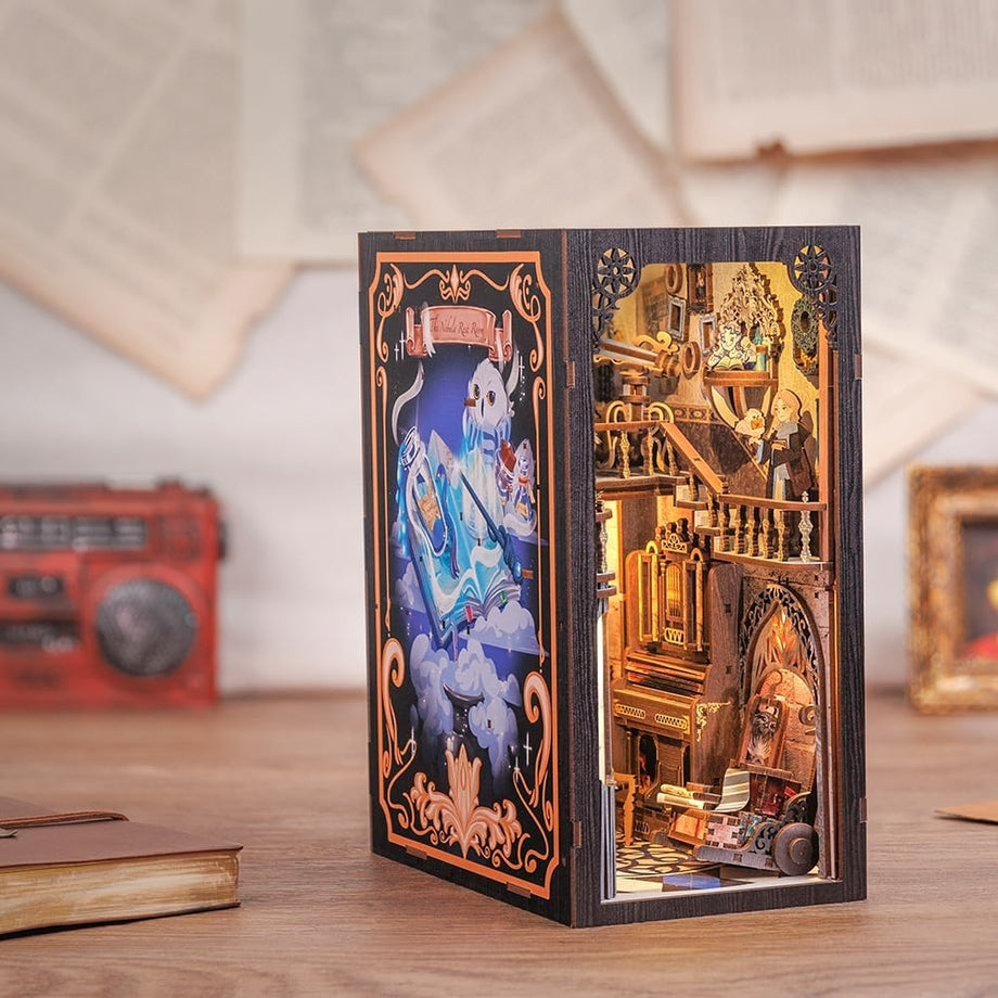 Puzzle 3D, Cotor de carte DIY, Camera de odihnă Nebula, Cutebee