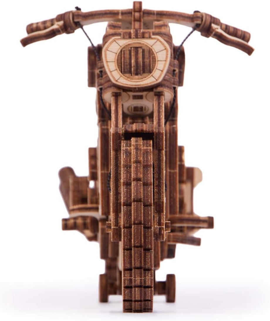 Puzzle 3D mecanic, Motocicleta DMS, WT, lemn, 203 piese | Time 4