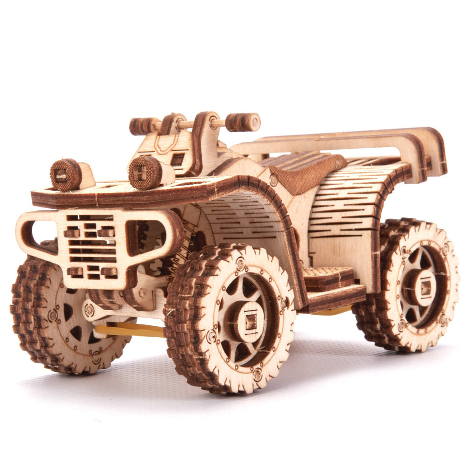 ミニチュアフレーム #4 Puzzle 3D mecanic, ATV, WT, lemn, 57 piese | Time 4 Machine