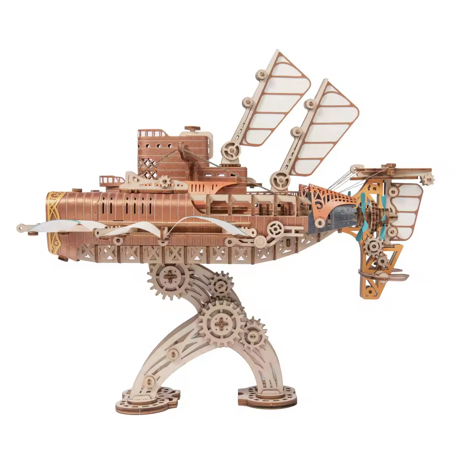 Puzzle 3D, Corabia 20.000 de leghe sub mări cupru, HC, lemn, 396
