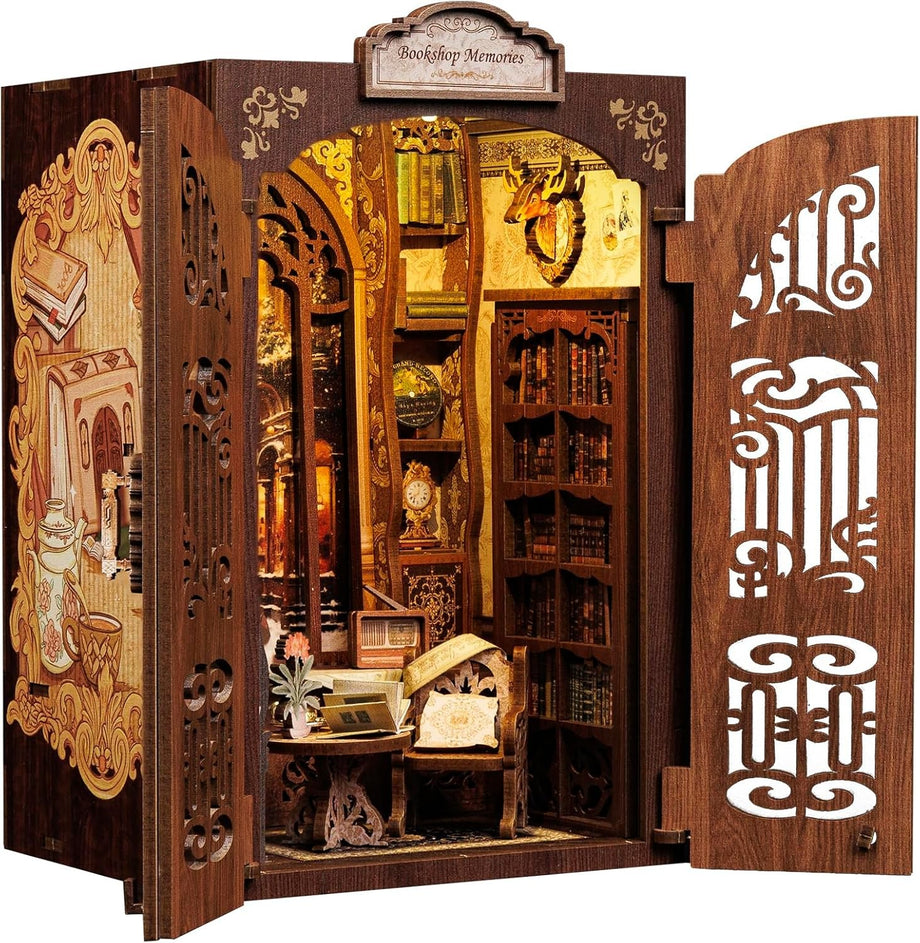 Puzzle 3D, Cotor de carte DIY, Bookshop Memories, Cutebee, 137