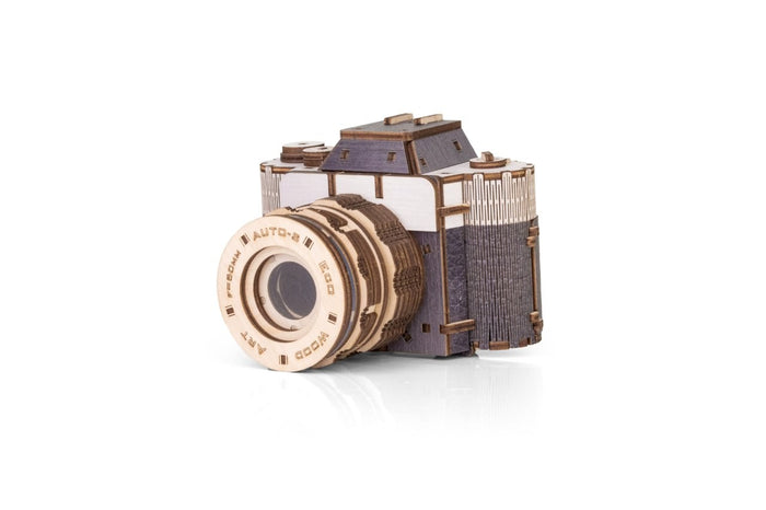 Puzzle 3D, CAMERA, EWA, lemn, 130 piese