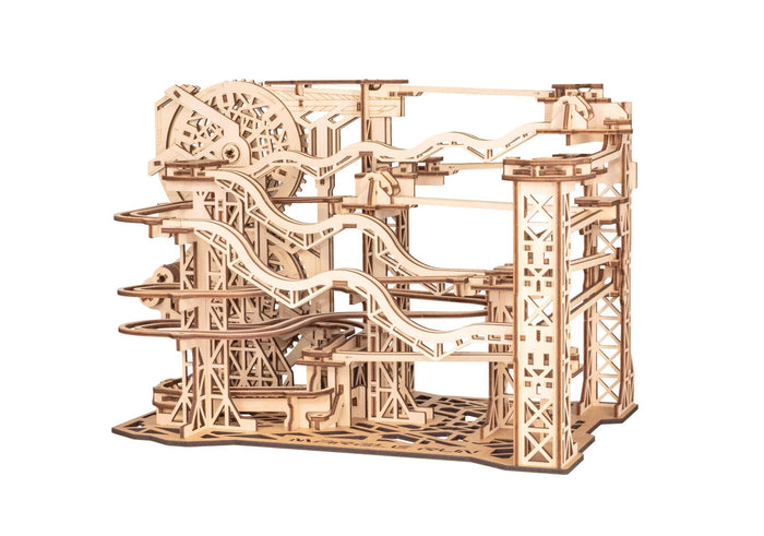 Puzzle 3D, MARBLE RUN, EWA, lemn, 294 piese