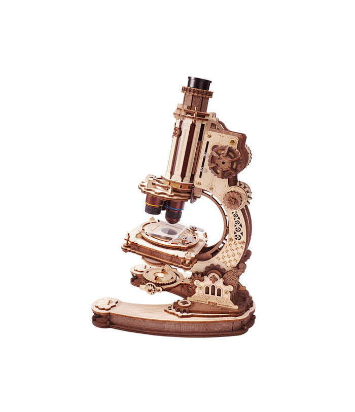 Puzzle 3D, Microscope, ROKR, Lemn, 260 Piese