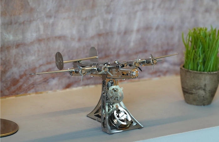 Puzzle Mecanic 3D,  Avion B-24 Liberator, Time for Machine, metal, 198 piese