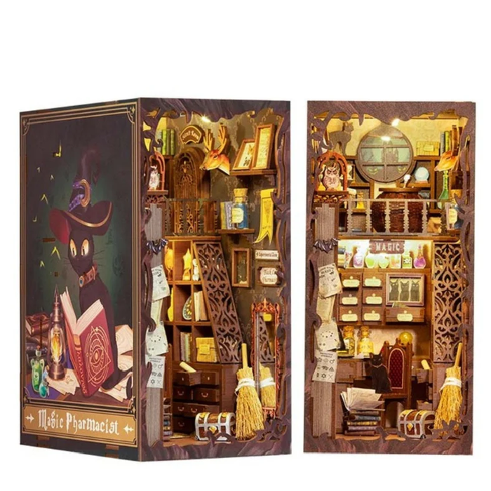 Puzzle 3D, Cotor de carte DIY, Magic Pharmacist, Cutebee, 282 piese