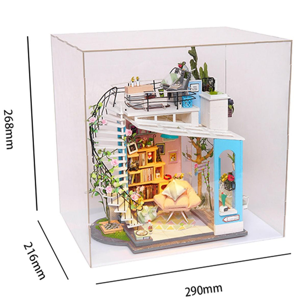 Puzzle 3D Minicasuta de papusi Dora's Loft DIY, RoLife, DG12 - Time 4 Machine