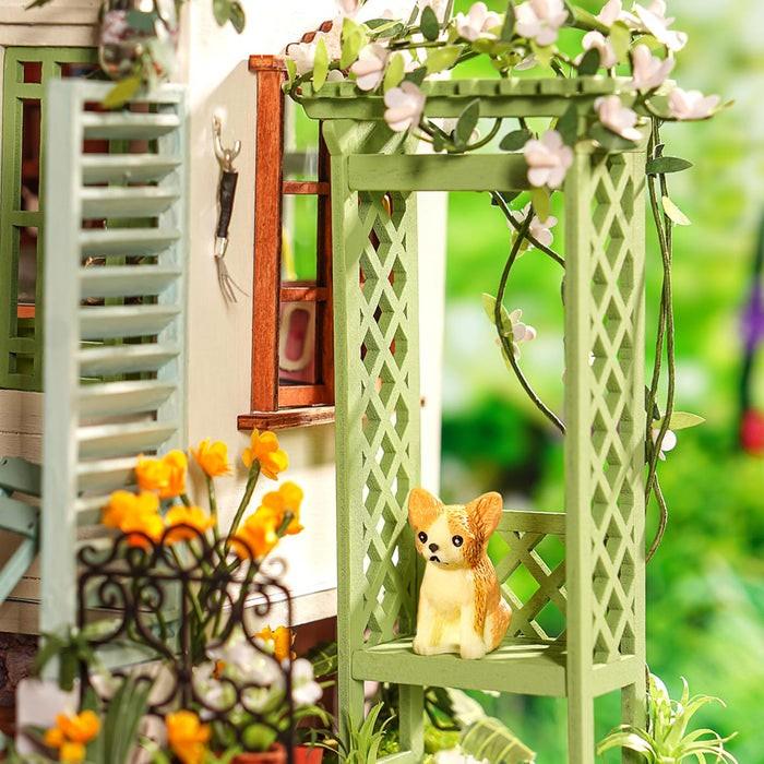 Puzzle 3D Minicasuta Floraria de Dulcuri si Ceai DIY, RoLife, DG146 - Time 4 Machine