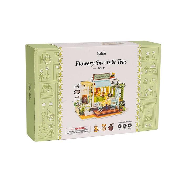 Puzzle 3D Minicasuta Floraria de Dulcuri si Ceai DIY, RoLife, DG146 - Time 4 Machine