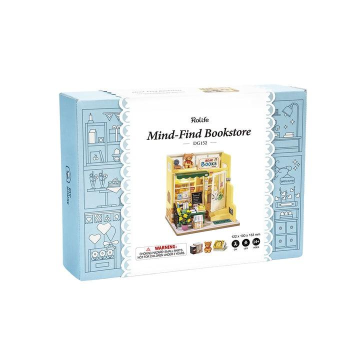Puzzle 3D Minicasuta Libraria Mind-Find DIY, RoLife, DG152 - Time 4 Machine