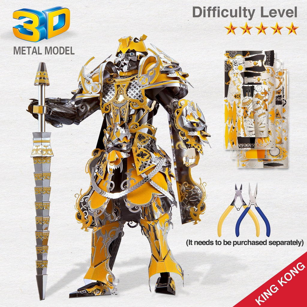 Puzzle 3D Piececool, Gardianul, Metal, 156 piese - Time 4 Machine
