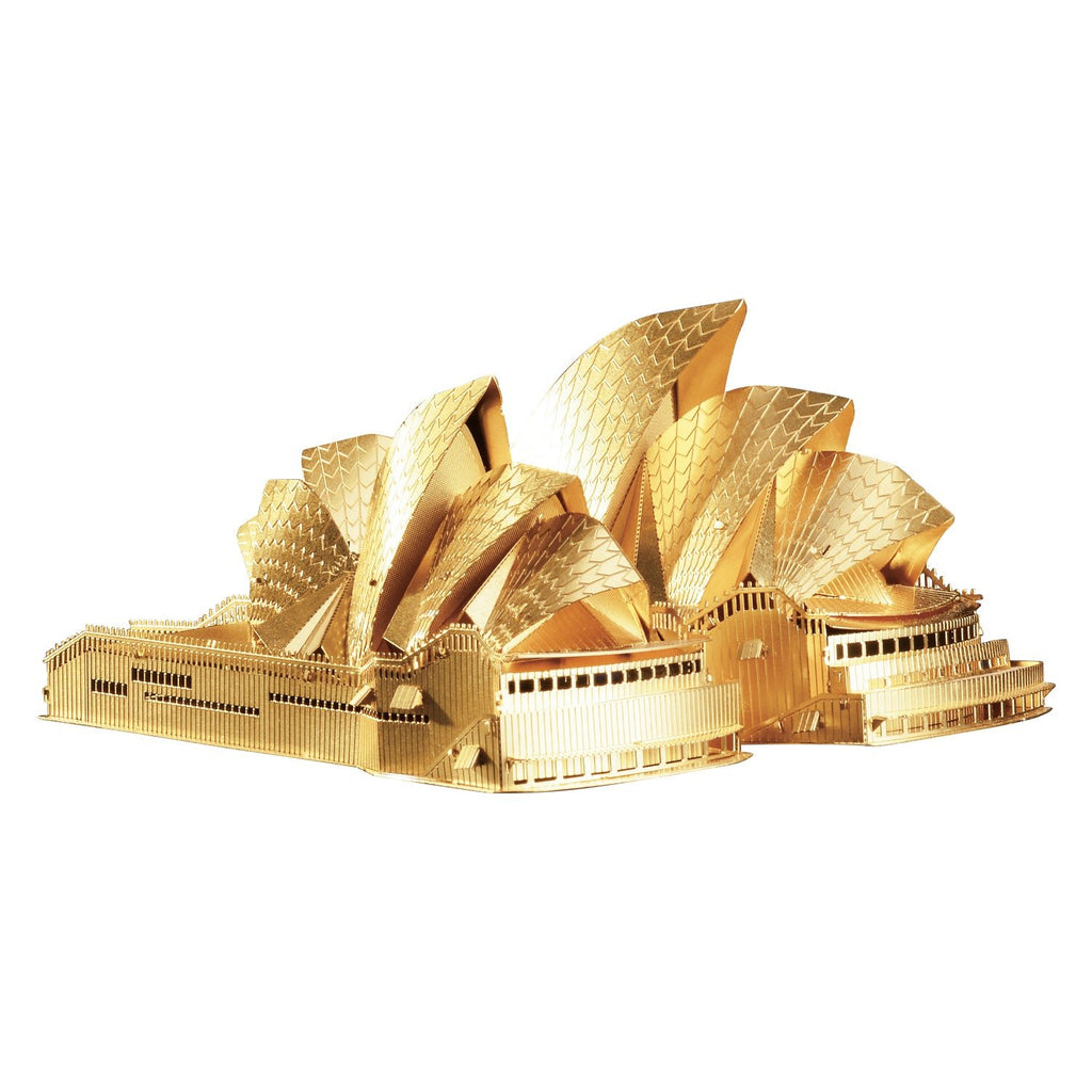 Puzzle 3D Piececool, Sydney Opera House, Metal, 62 piese - Time 4 Machine