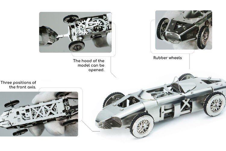 Puzzle Mecanic 3D din metal, Time for Machine, Ferro Masina de sport - Time 4 Machine