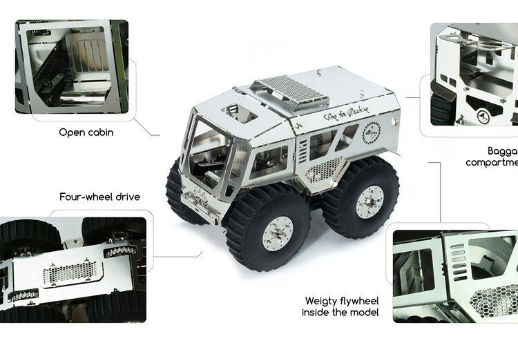 Puzzle Mecanic 3D din metal, Time for Machine, Sherp IN - Time 4 Machine